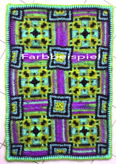 Rechteckiger Filzteppich" KALUTAN"