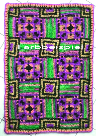 Rechteckiger Filzteppich" KALUTAN"