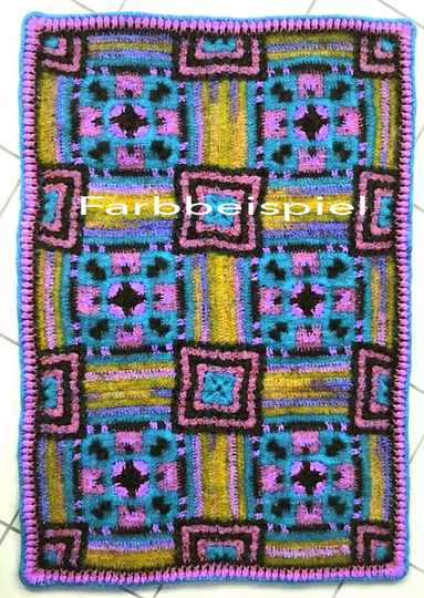 Rechteckiger Filzteppich" KALUTAN"