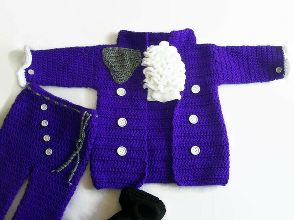 Pattern Prince Purple Rain Costume