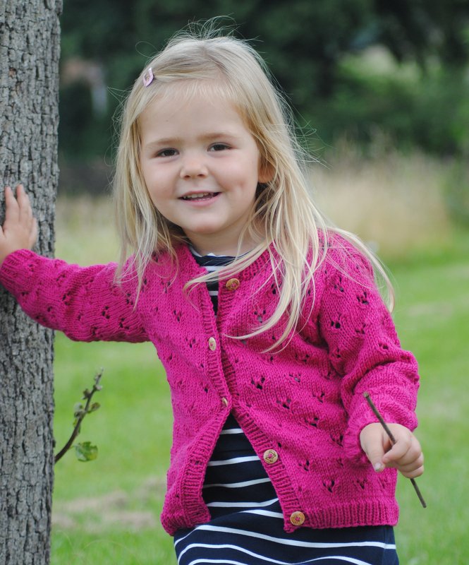 Strickanleitung Kinderjacke Merle Gr. 98/104, 110/116, 122/128