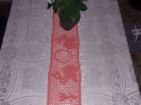 Tischband Ostern Hase und Osterei