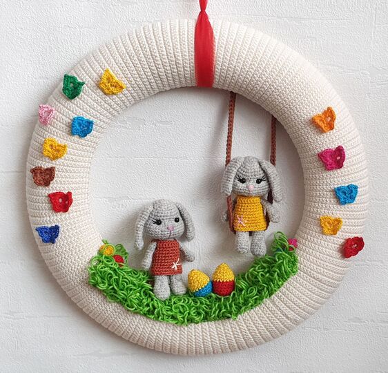 Häkelanleitung Türkranz Mily feiert Ostern