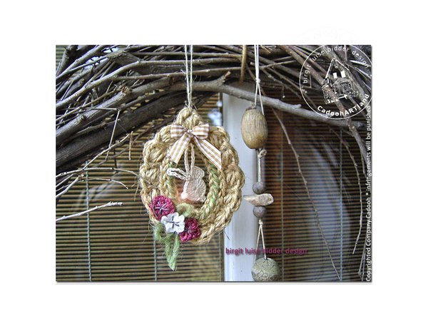 Grass Walls and Windows Easter Gift ALLADINBOX 20 Inch Easter Wreath 20 LEDs Timer Control with Mixed Flowers Twigs and Pastel Spekled Easter Eggs Hanging D/écor on Doors