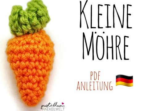 Häkelanleitung "kleine Möhre"