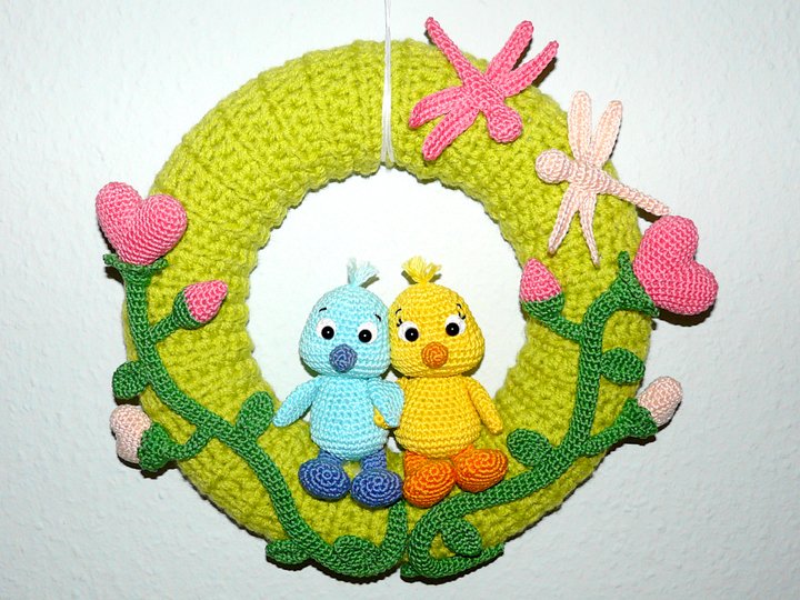 Häkelanleitung Türkranz Frühlingsgefühle