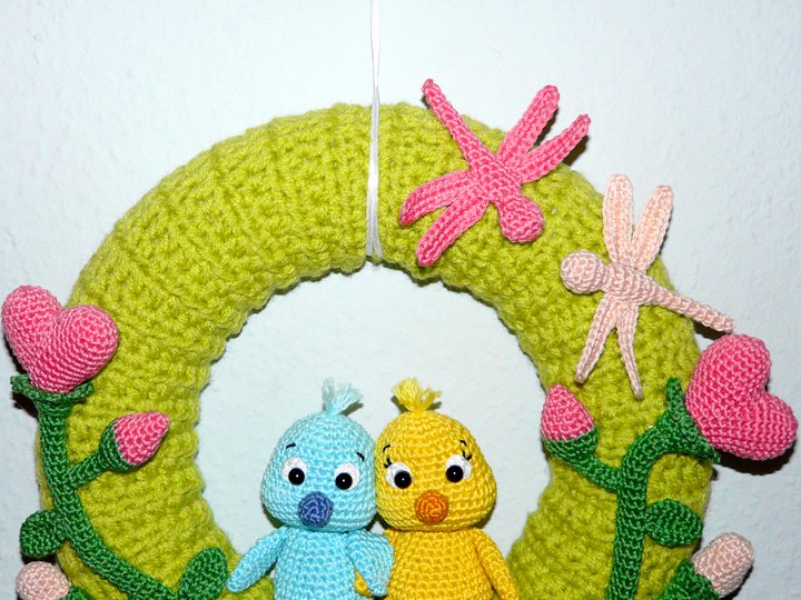 Häkelanleitung Türkranz Frühlingsgefühle