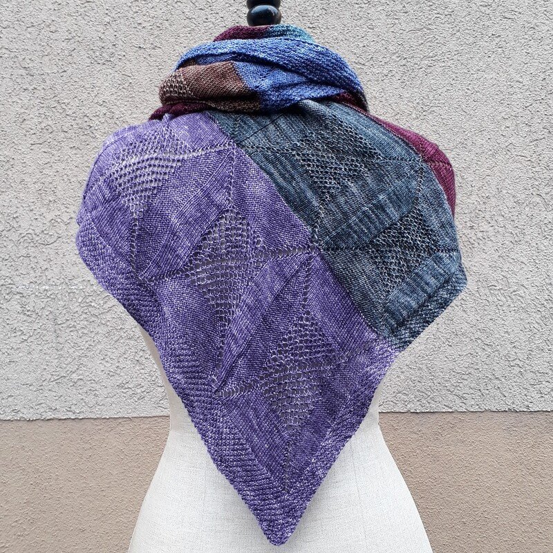Knitting pattern scarf "badlands"