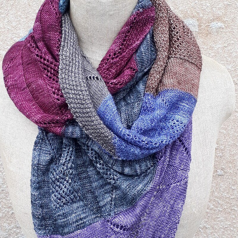 Knitting pattern scarf "badlands" - Image 5