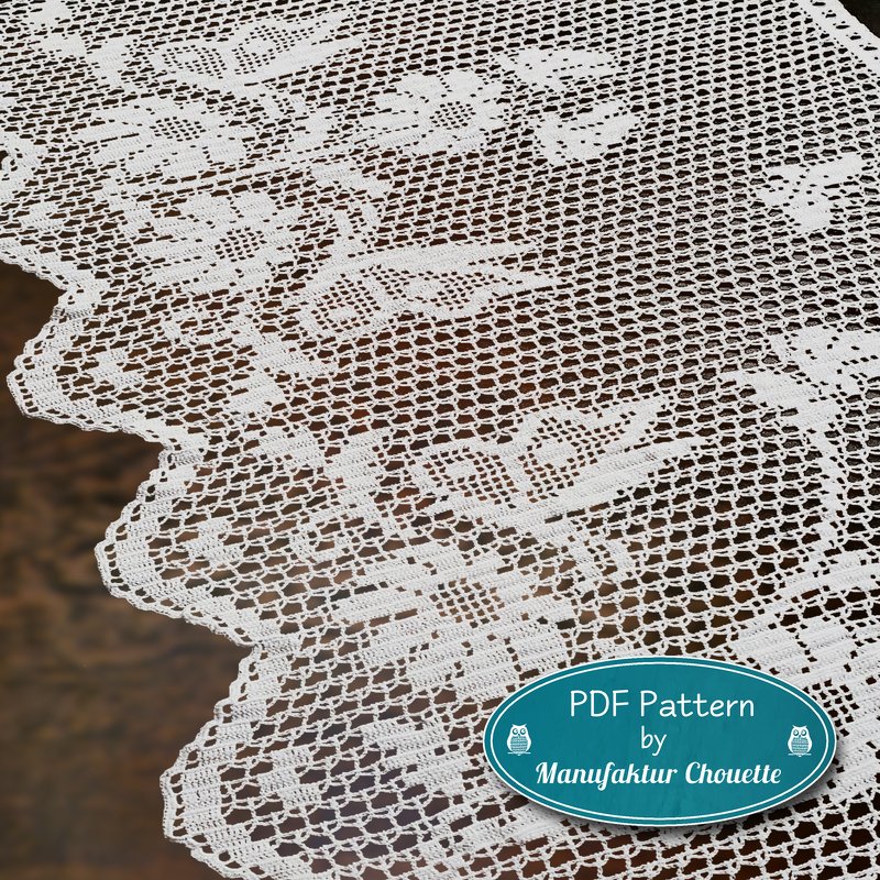 Gardine "Schmetterlinge" mit Rapport - Frühlingskollektion - Bild 6