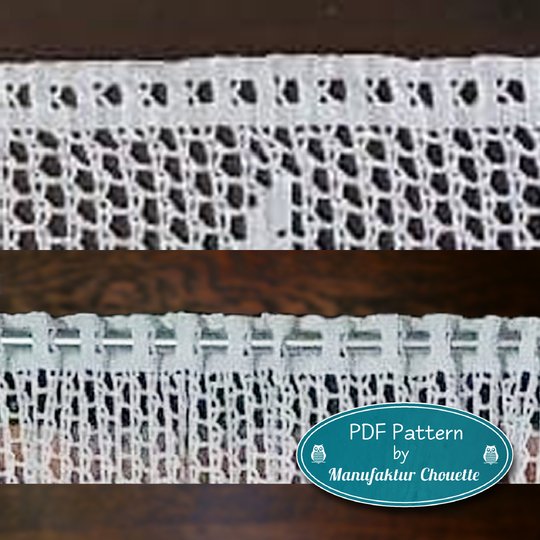 Gardine "Schmetterlinge" mit Rapport - Frühlingskollektion