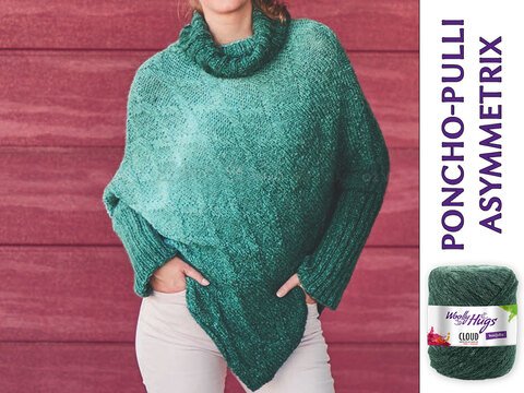PONCHO-PULLI ASYMMETRIX
