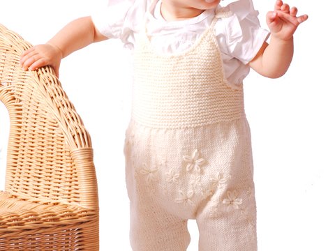 Strickanleitung Babystrampler Lina in den Größen50 bis 80, Fortgeschritten