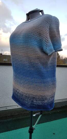 Tunika Doro häkeln Häkeltunika Häkelshirt Shirt Oberteil