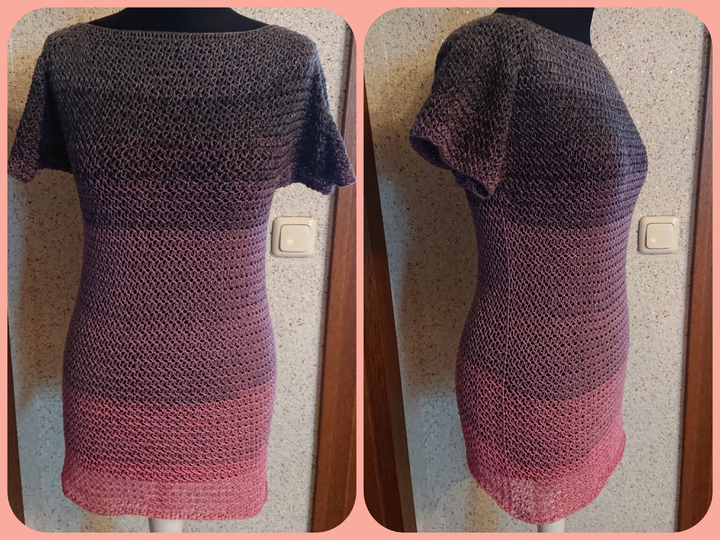 Tunika Doro häkeln Häkeltunika Häkelshirt Shirt Oberteil