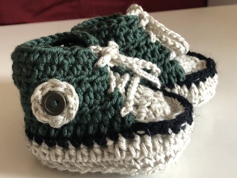 Babystiefel Paul Häkelanleitung