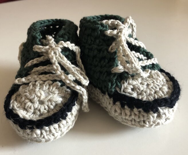 Babystiefel Paul Häkelanleitung