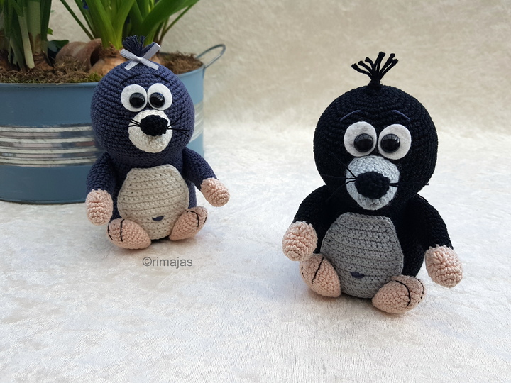 Häkelanleitung - Die Maulwürfe