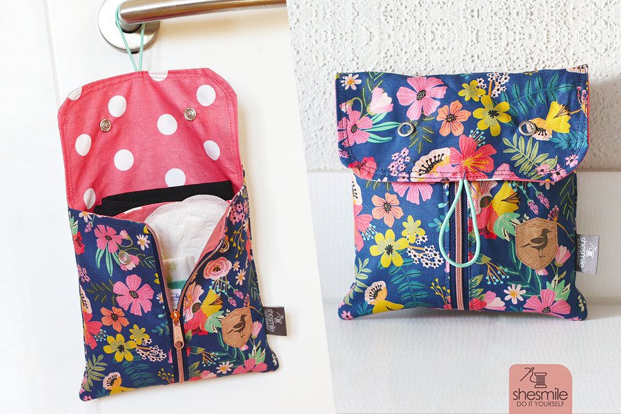 Periodentäschchen "Petra" (Nähanleitung und Schnittmuster)