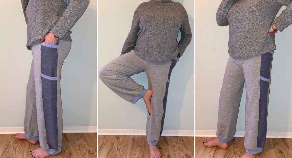 Damen Jogginghose "Habiba-02" in Größe 32-50 - Schnittmuster + Nähanleitung