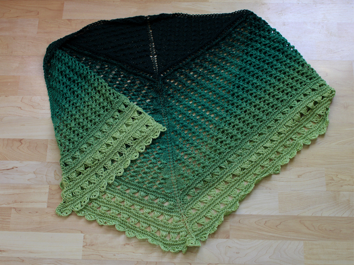 Strickanleitung DreieckstuchFrühlingszauber