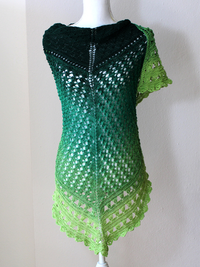 Strickanleitung DreieckstuchFrühlingszauber