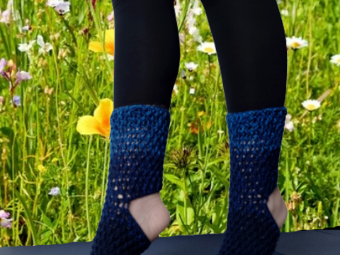Nahtlose Pilates-Yoga-Socken "Pia"
