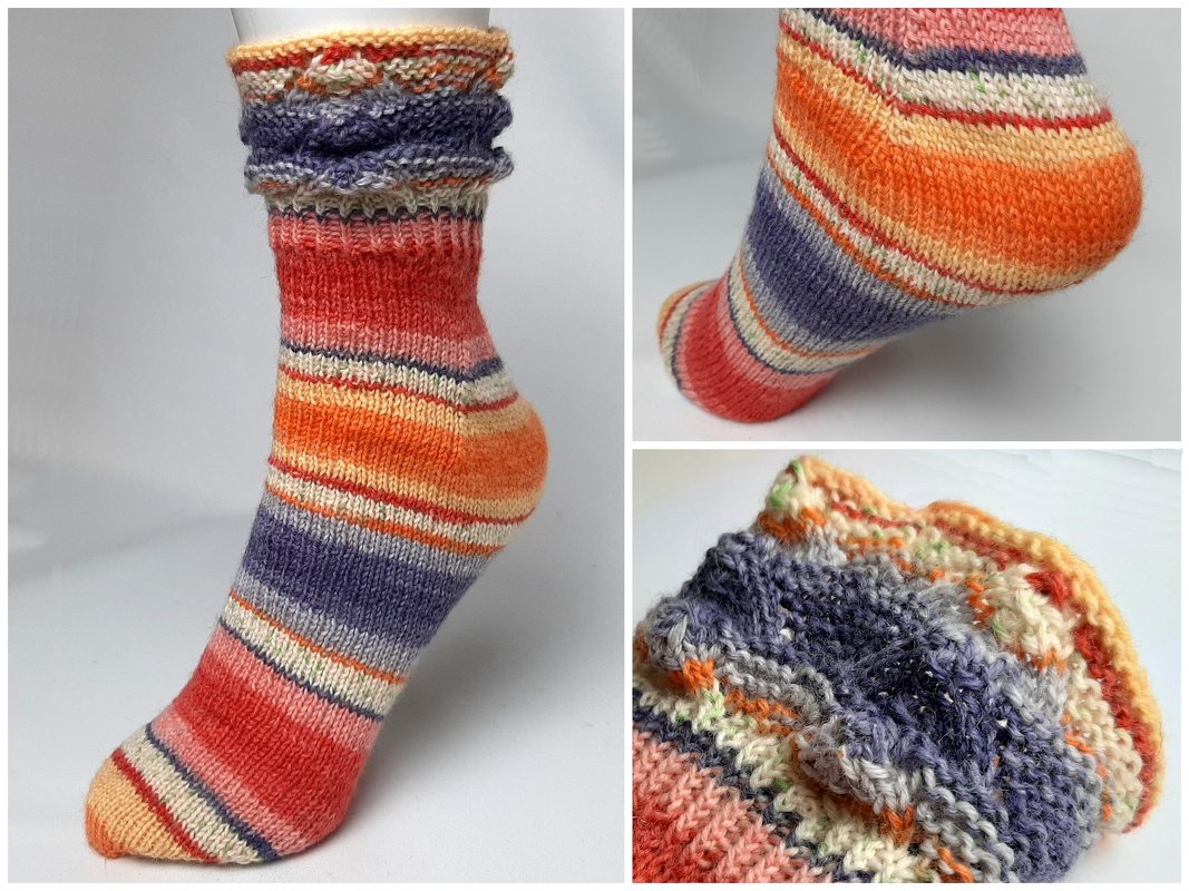 Fixe Ferse, Socken stricken für Anfänger, Gr.34-45 - Bild 3