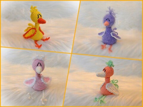 Küken SWEETY Osterdeko Kantenhocker Frühling Ente