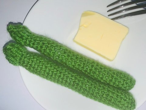 Spargel Häkelanleitung