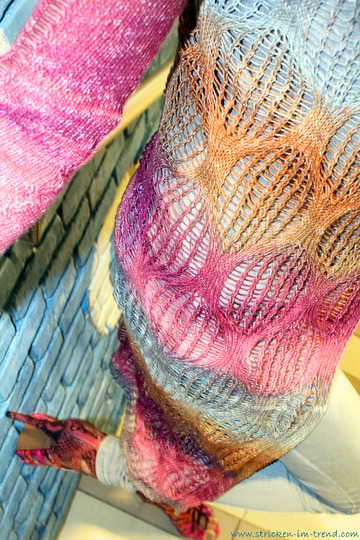 Strickanleitung Long Cardigan ELEGANCE | lange Damenweste 1-2-3 IDEEN #1