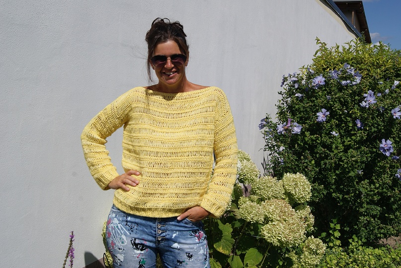 Pulli PEACE & LOVE (für alle Größen)