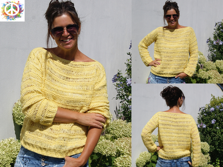 Pulli PEACE & LOVE (für alle Größen)