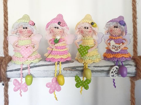 Häkelanleitung Die Frühlingselfen