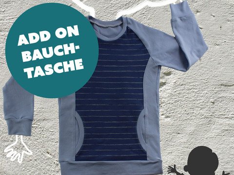 Add On Bauchtasche zu Bela Raglanshirt (86-140)