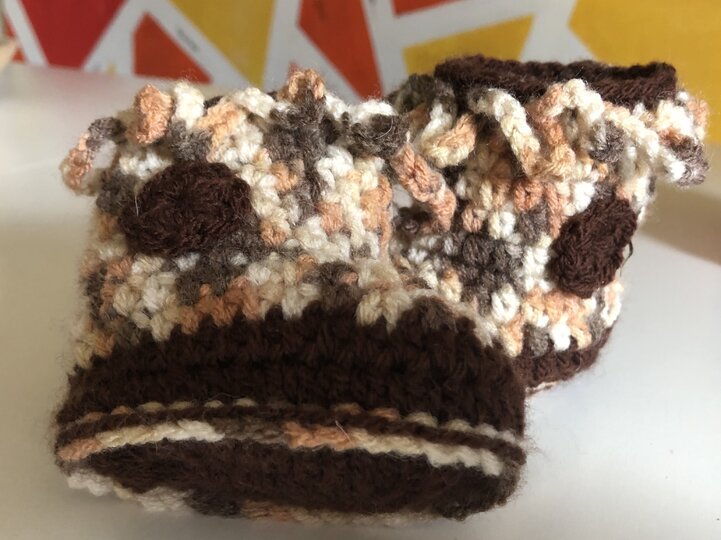 Häkelanleitung Babystiefel Ben