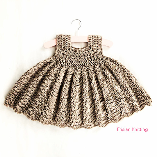 Crochet pattern Girl Dress Emma