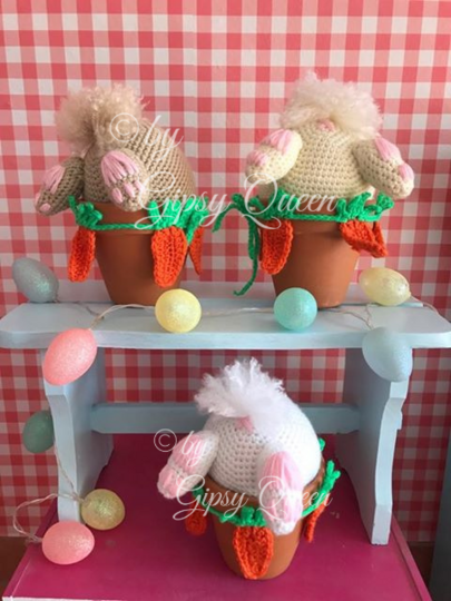 Häkelanleitung Hasenpopo