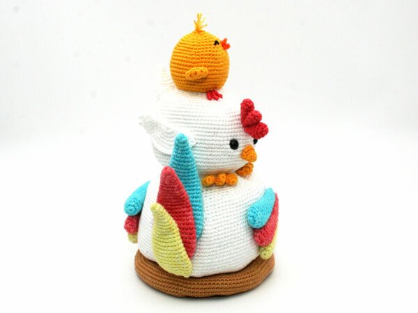 Chicken Stack - Doorstop, Decoration - Crochet Pattern