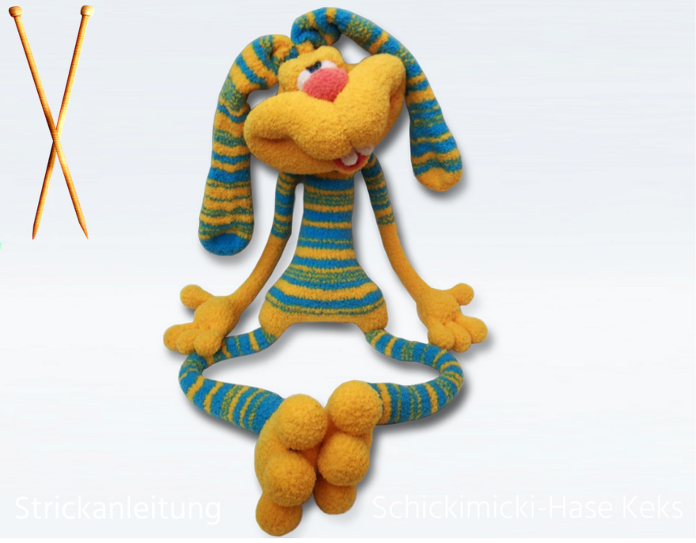 137DE Strickanleitung Amigurumi Schickimicki-Hase Keks - PDF Pertseva CP