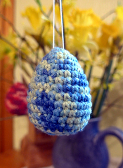 Häkeleier für den Osterstrauß