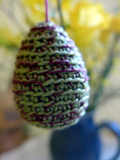 Häkeleier für den Osterstrauß