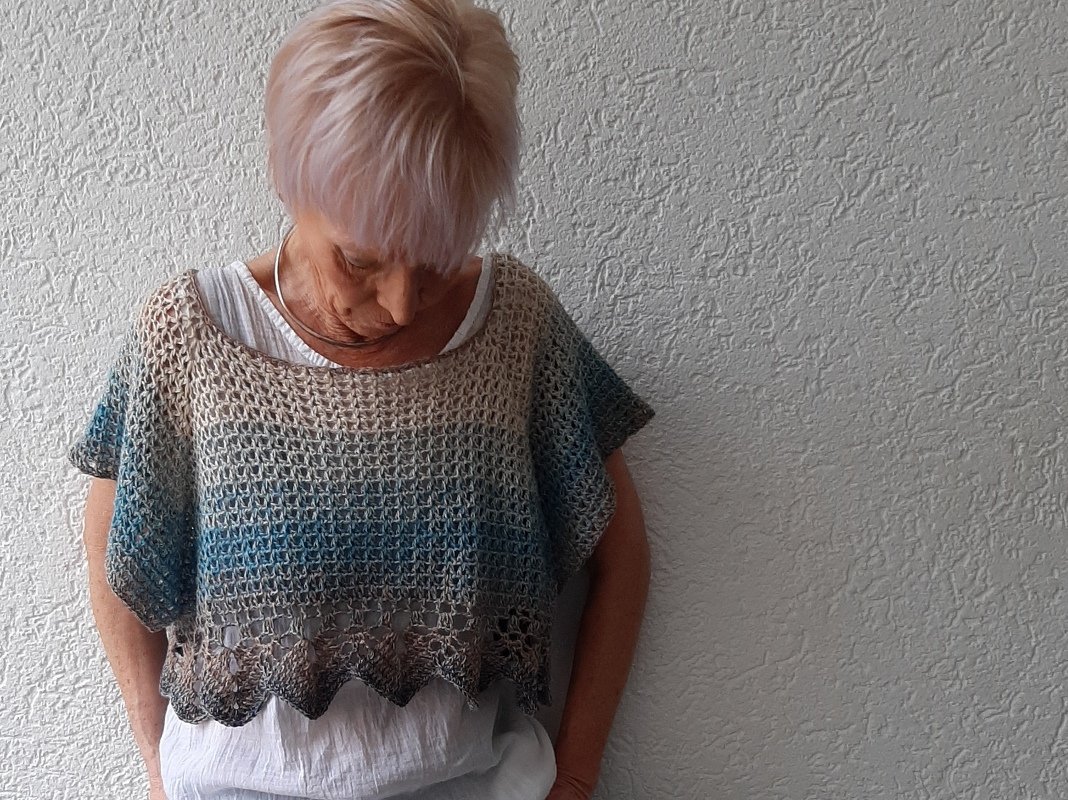 Häkelanleitung Shirt, Oberteil, alle Größen! - Bild 5
