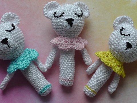 Baby-Rassel Eisbärchen Lotte