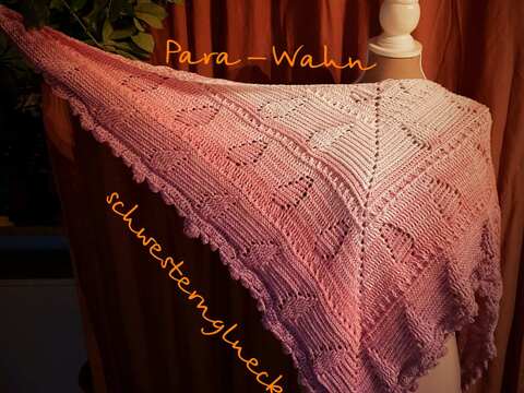 Kuscheliges Dreieckstuch "Schwesternglück"