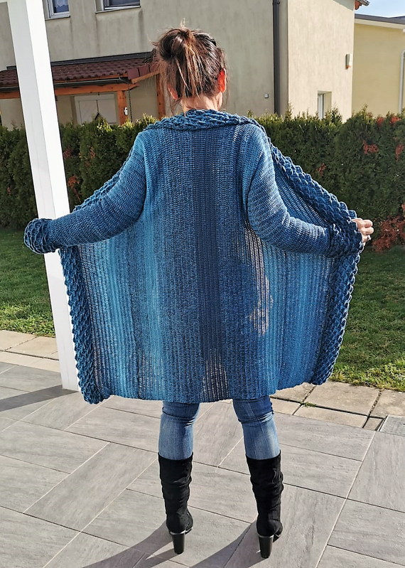 H&auml;kelmantel "SCALA" Anleitung f&uuml;r alle Gr&ouml;&szlig;en - Bild 9