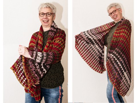 Kuschel-Stola: Eye-Catcher für Durchblicker