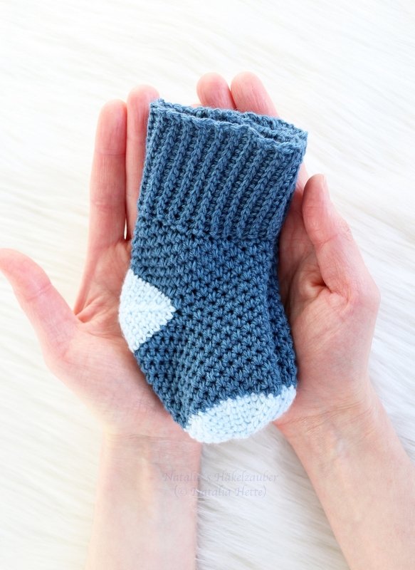 Baby- & Kindersöckchen "Denim" (Gr. 0 M.-4 J.) - Bild 2