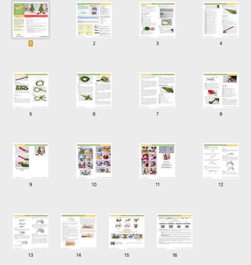 242 Crochet Pattern - Christmas Tree New Year - Amigurumi PDF file by Knittoy CP