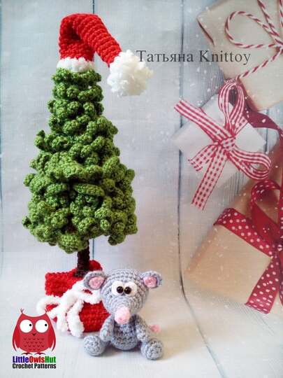 242 Crochet Pattern - Christmas Tree New Year - Amigurumi PDF file by Knittoy CP